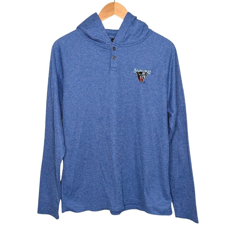 University of Maine Black Bears blue thermal men’s hoodie shirt size large